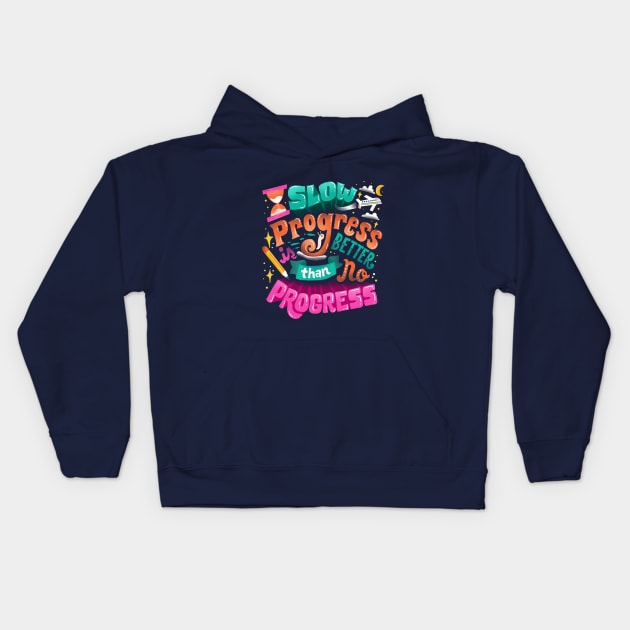 Progress Kids Hoodie by risarodil